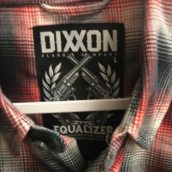 Dixon “The Equalizer”Flannel Shirt in Red and Black Plaid - Picture 2 of 4